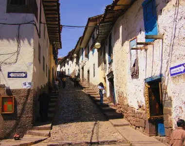 Cuesta de San Blas en Cusco