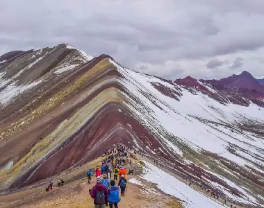 clima en la montaña de colores