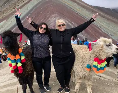 clima de montaña de colores